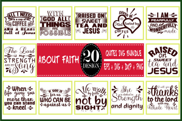 About Faith Quotes Designs Bundle: A Stitch Test