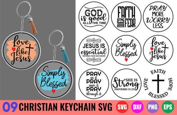 Christian Keychain Bundle: Graphics & Crafts Review
