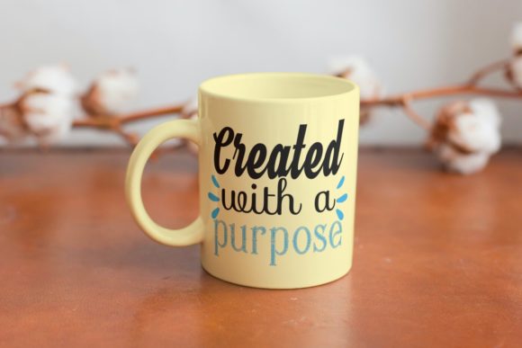 Created with Purpose Christian Quotes: Graphics for Crafts