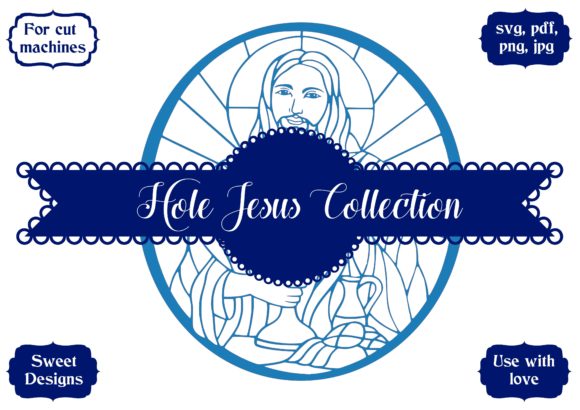 HoleJesus_Card02: Graphics for Crafts and Cards