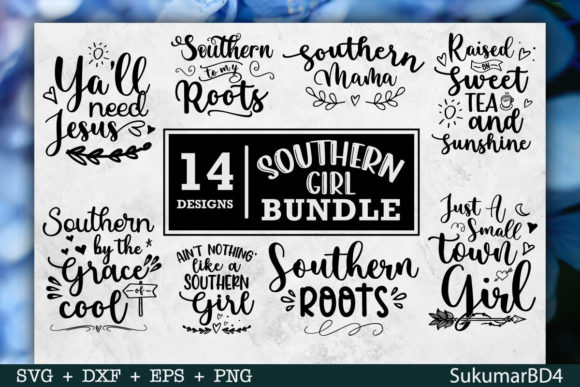 Southern Girl SVG Bundle: Graphics for Crafts & Web