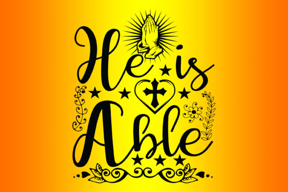 Word of God Quotes Black Vector Shirt Graphics & Print Templates